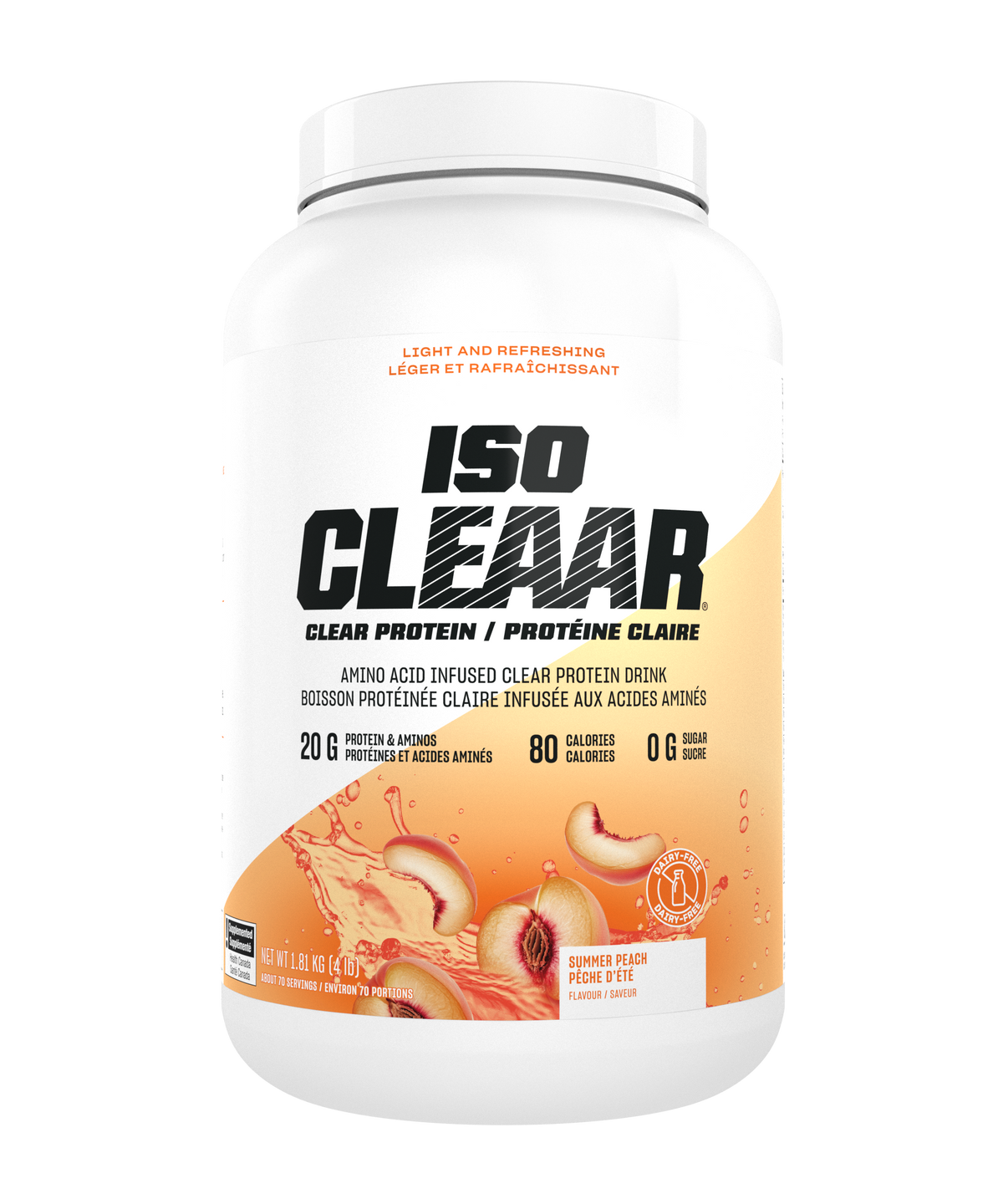 ISO CLEAAR Summer Peach tub