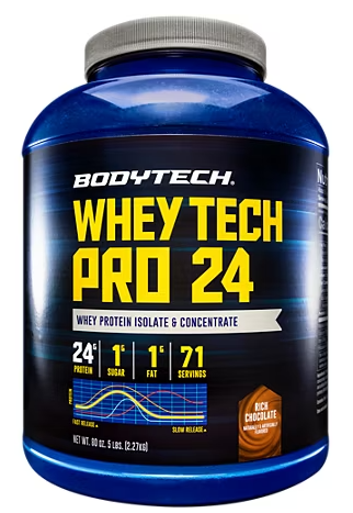 Whey Tech Pro 24 โ Rich Chocolate (5 Lbs.)