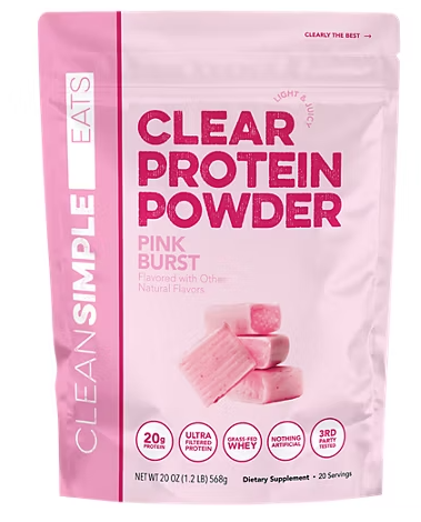 Clear Protein – Pink Burst (20 Oz.)