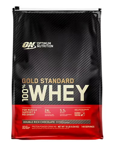 GOLD STANDARD 100% WHEY – Double Rich Chocolate (10 lbs.)